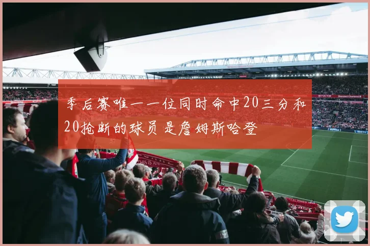季后赛唯一一位同时命中20三分和20抢断的球员是詹姆斯哈登